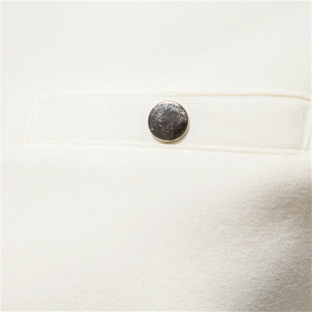 Men's Sweater - Half Zip - Cotton Blend - Ribbed Cuffs - Stand Up Collar - Chest Pocket With Button - Image 4