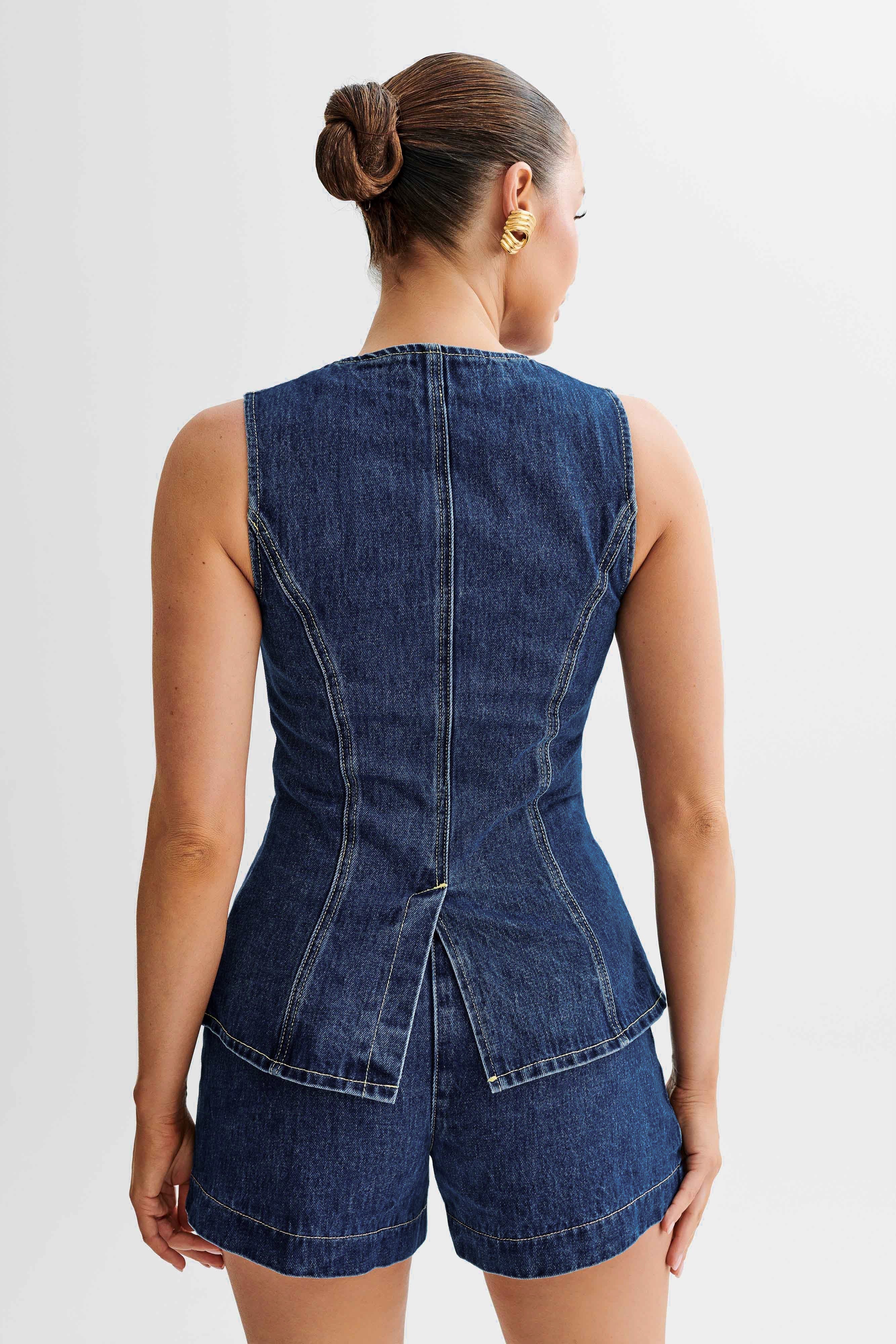 Gabrielle Trendy Denim Pants and Jacket - Image 3