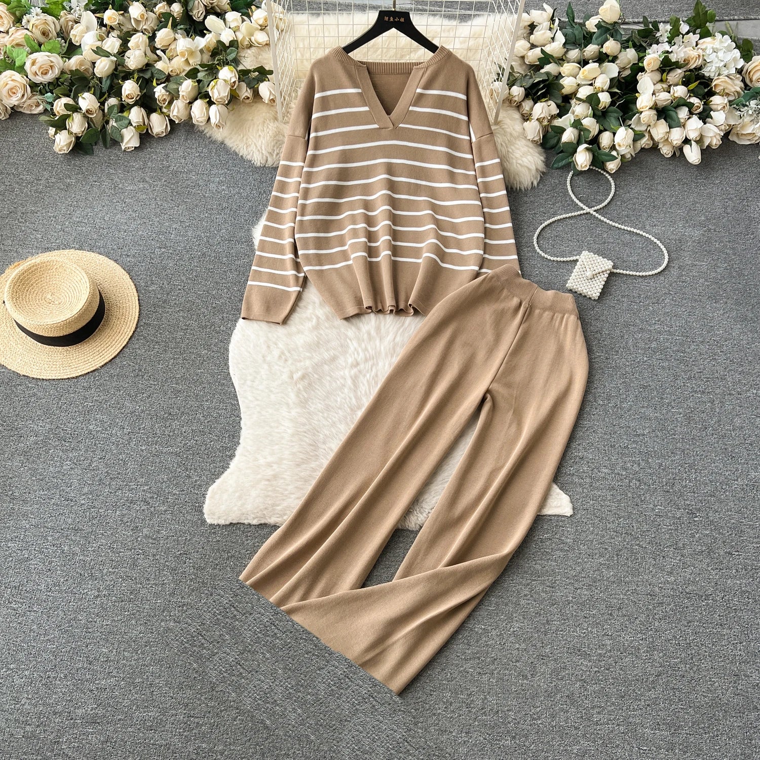 Striped Warm women's set - Image 2