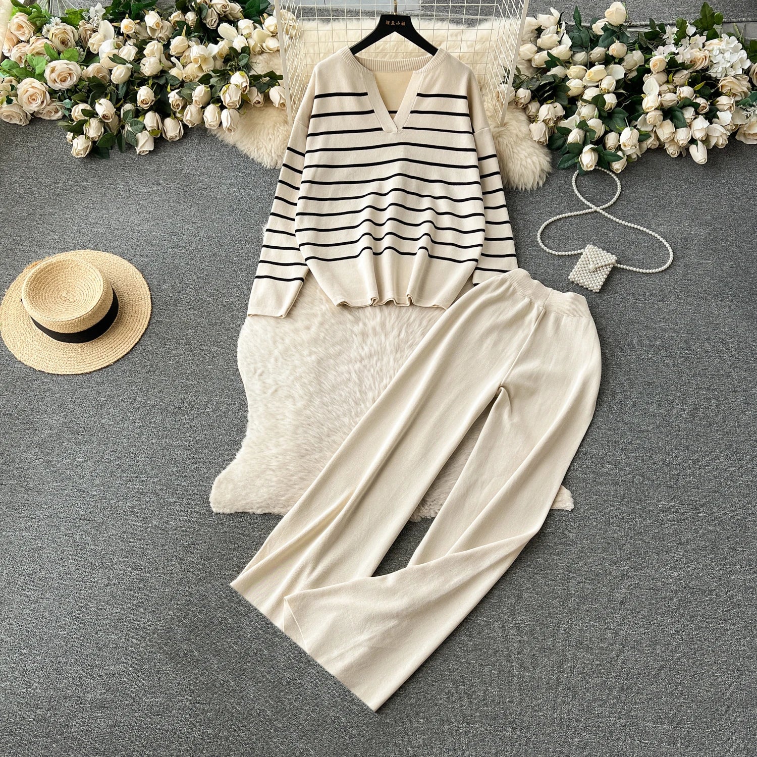 Striped Warm women's set - Image 4
