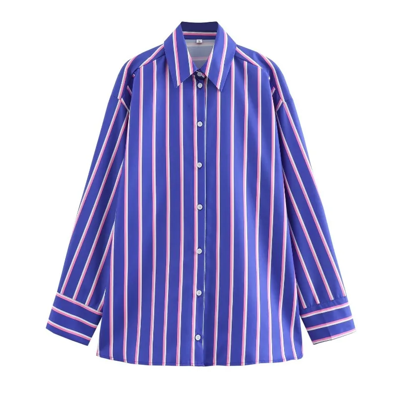 Striped winter women's pants and shirt set - Image 8