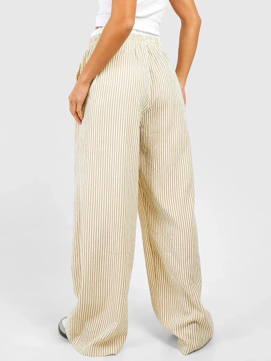 Striped lounge women's trousers - Image 6