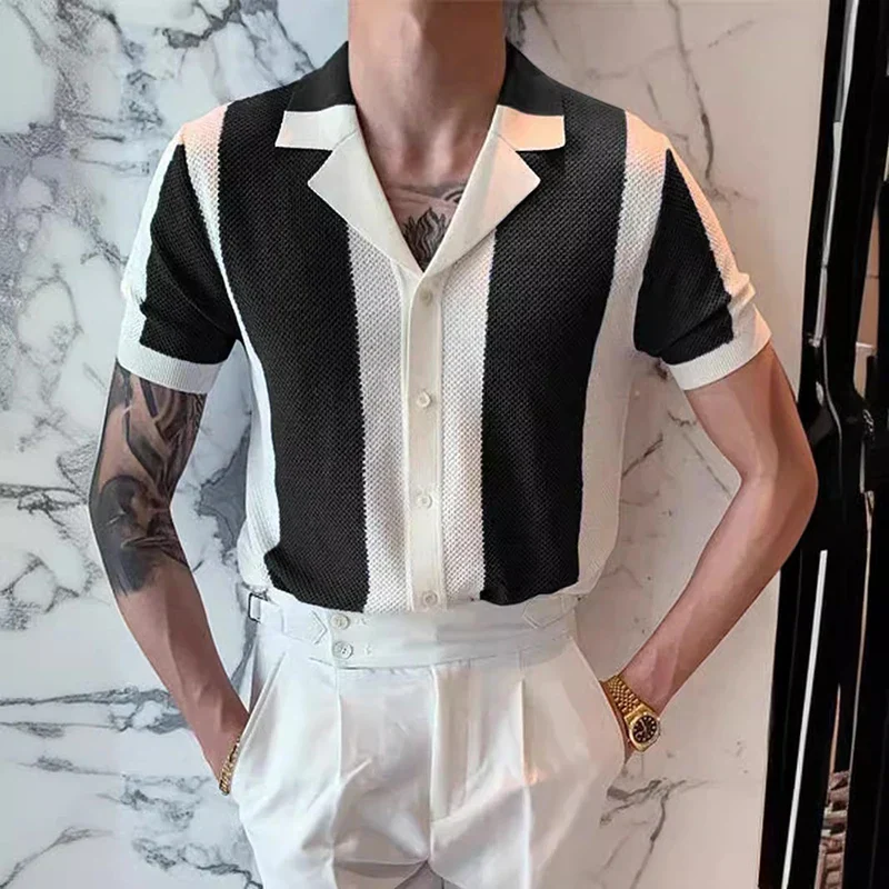 Striped Luxury Polo for Men - Image 5