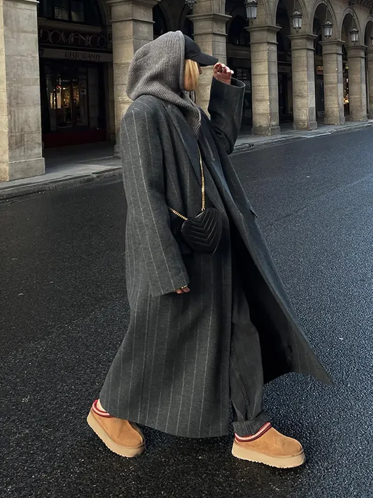 Striped Trenchcoat for Women - Image 3