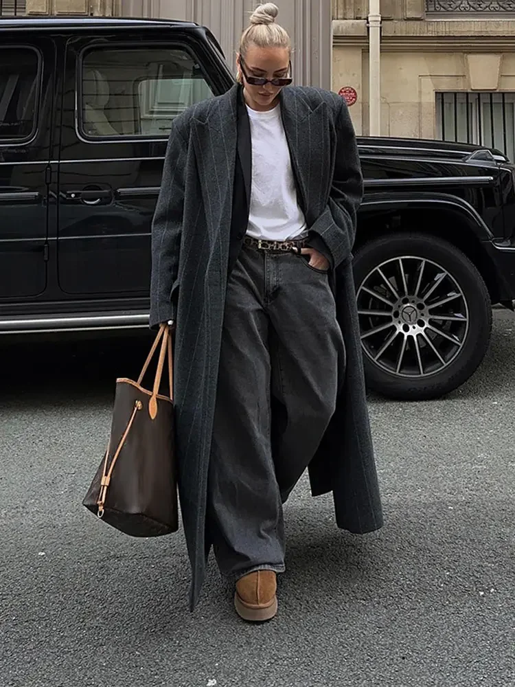 Striped Trenchcoat for Women - Image 5
