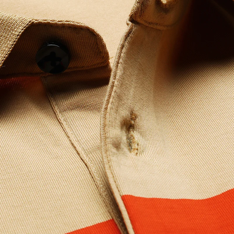 Striped Men's Polo - Image 5