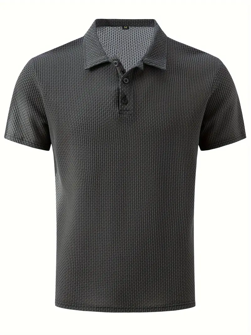 Men's Polo Shirt - Cotton Blend - Regular Fit - Short Sleeve - Breathable Casual Design - Image 3
