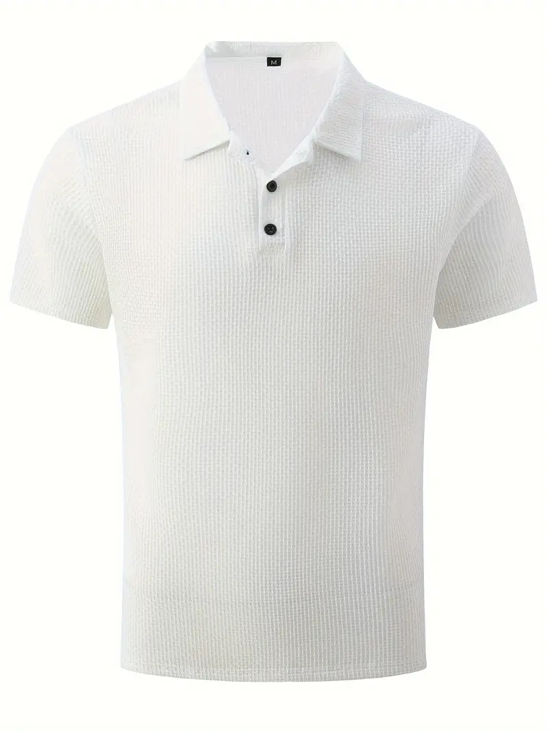 Men's Polo Shirt - Cotton Blend - Regular Fit - Short Sleeve - Breathable Casual Design - Image 4