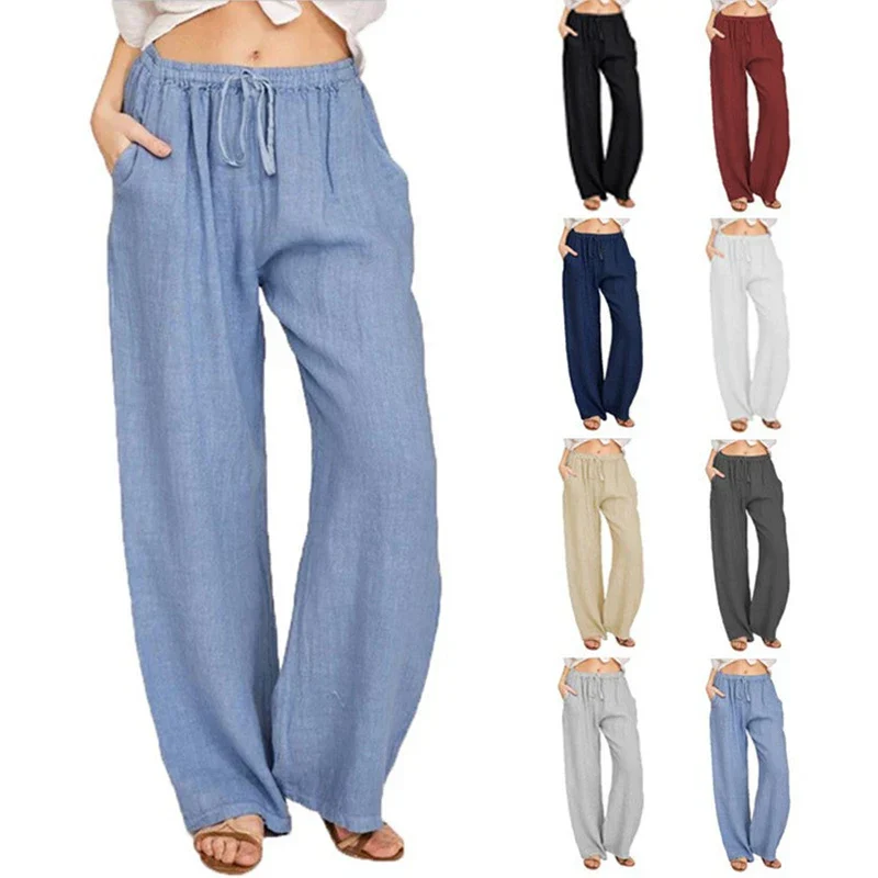 Women's Cotton Linen pants - Image 7