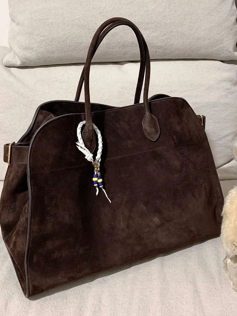 Laurin Vintage bag of Leather and Suede - Image 4