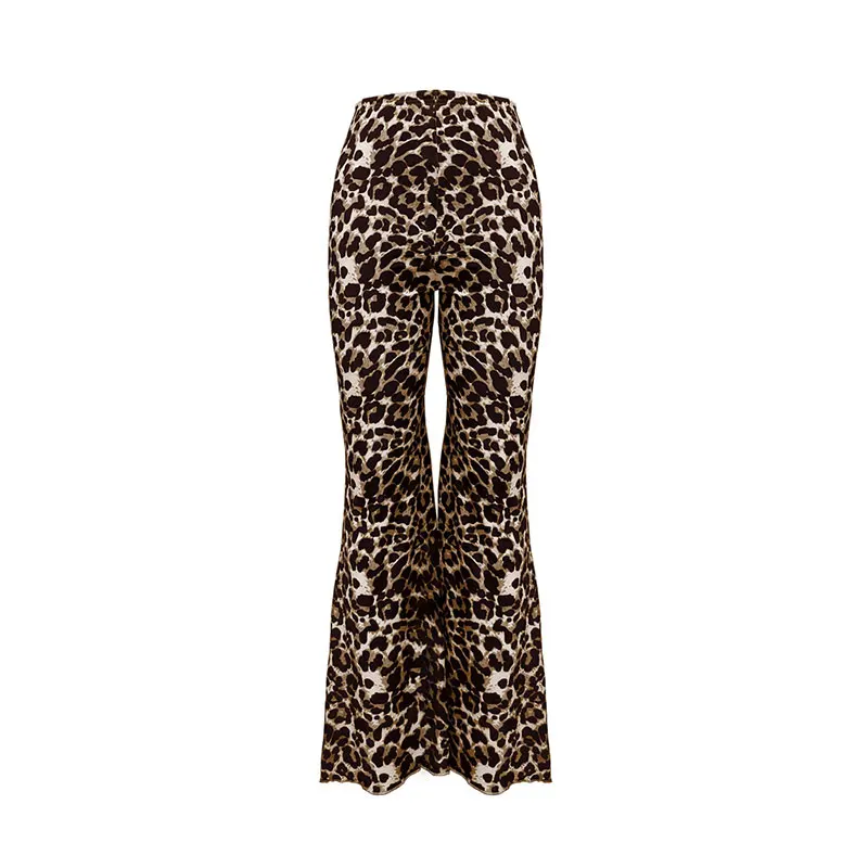 Ladies Leopard flared Pants - Image 4