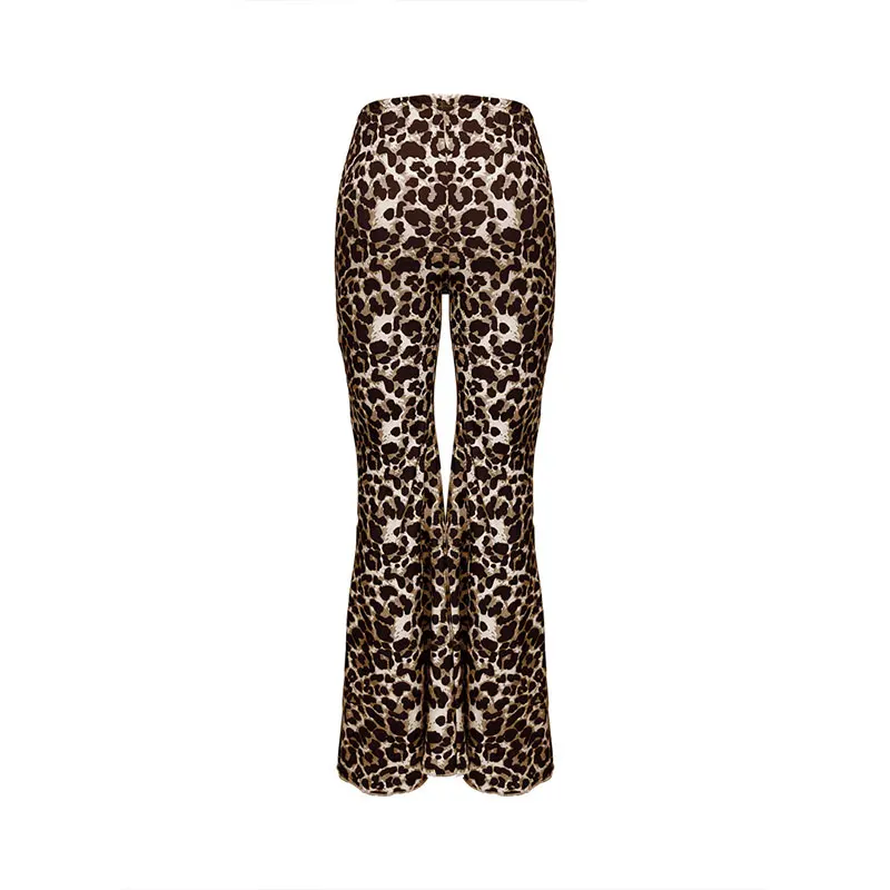 Ladies Leopard flared Pants - Image 5