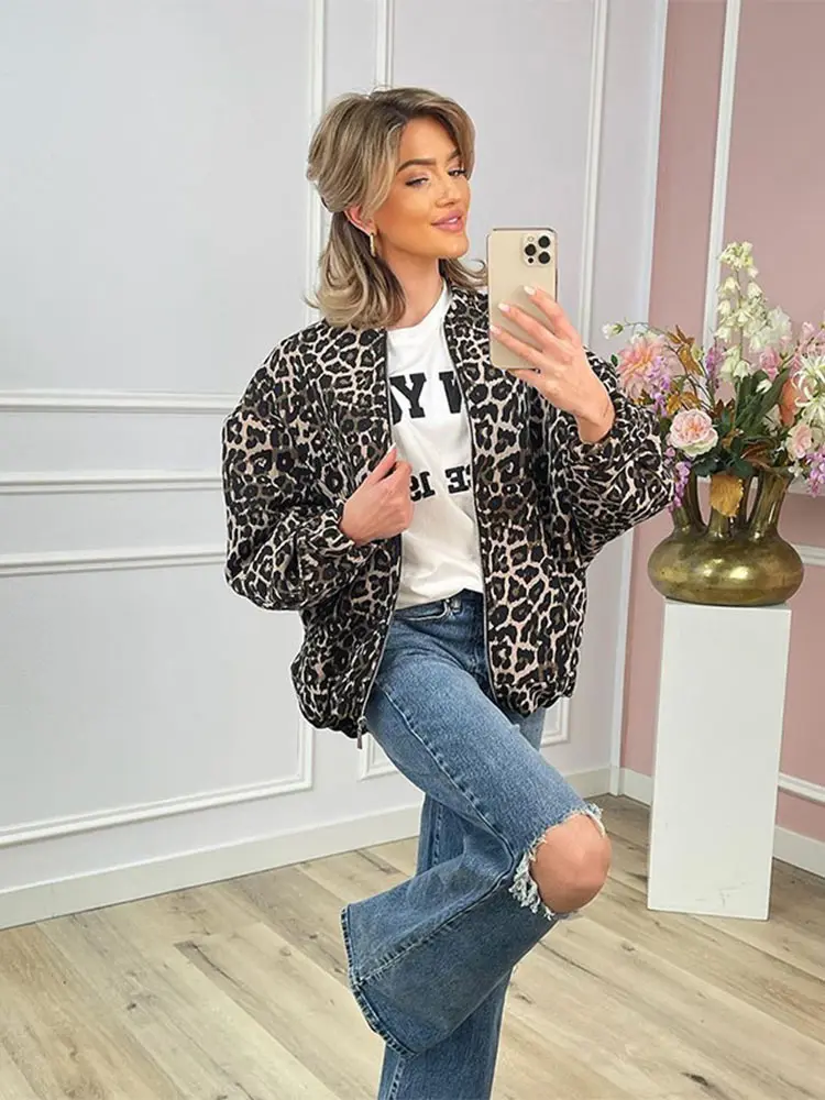 Leopard jacket for Women - Image 3