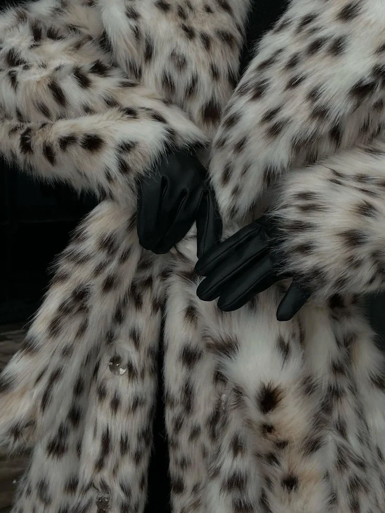Leopard print Trenchcoat for women - Image 4