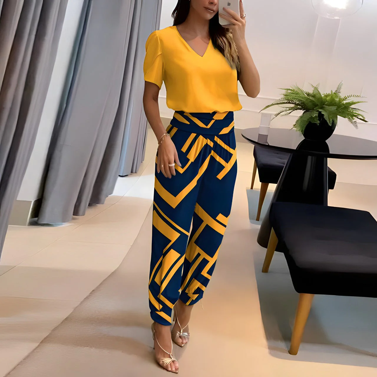 Lili Stylish Shirt and Pants Set