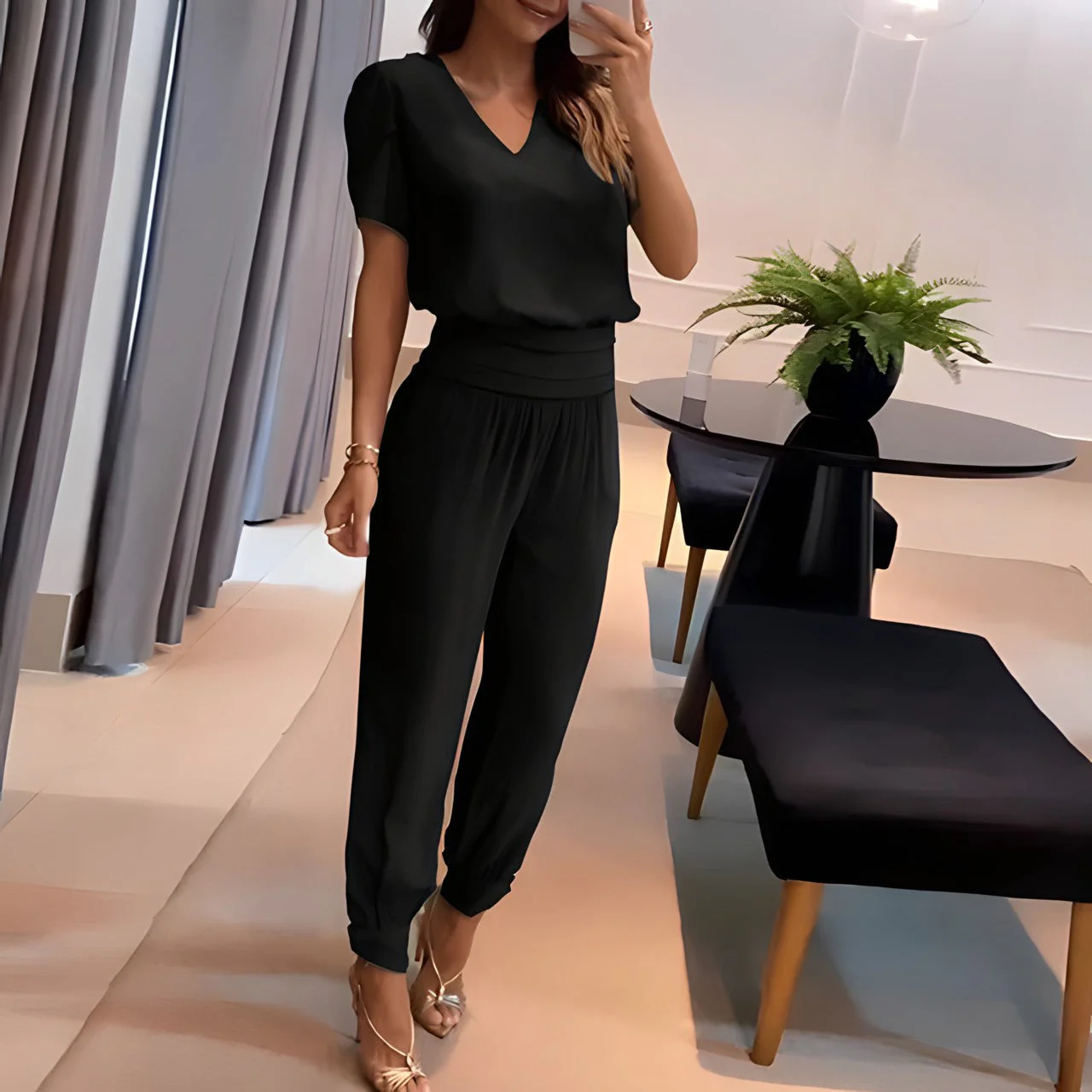 Lili Stylish Shirt and Pants Set - Image 4