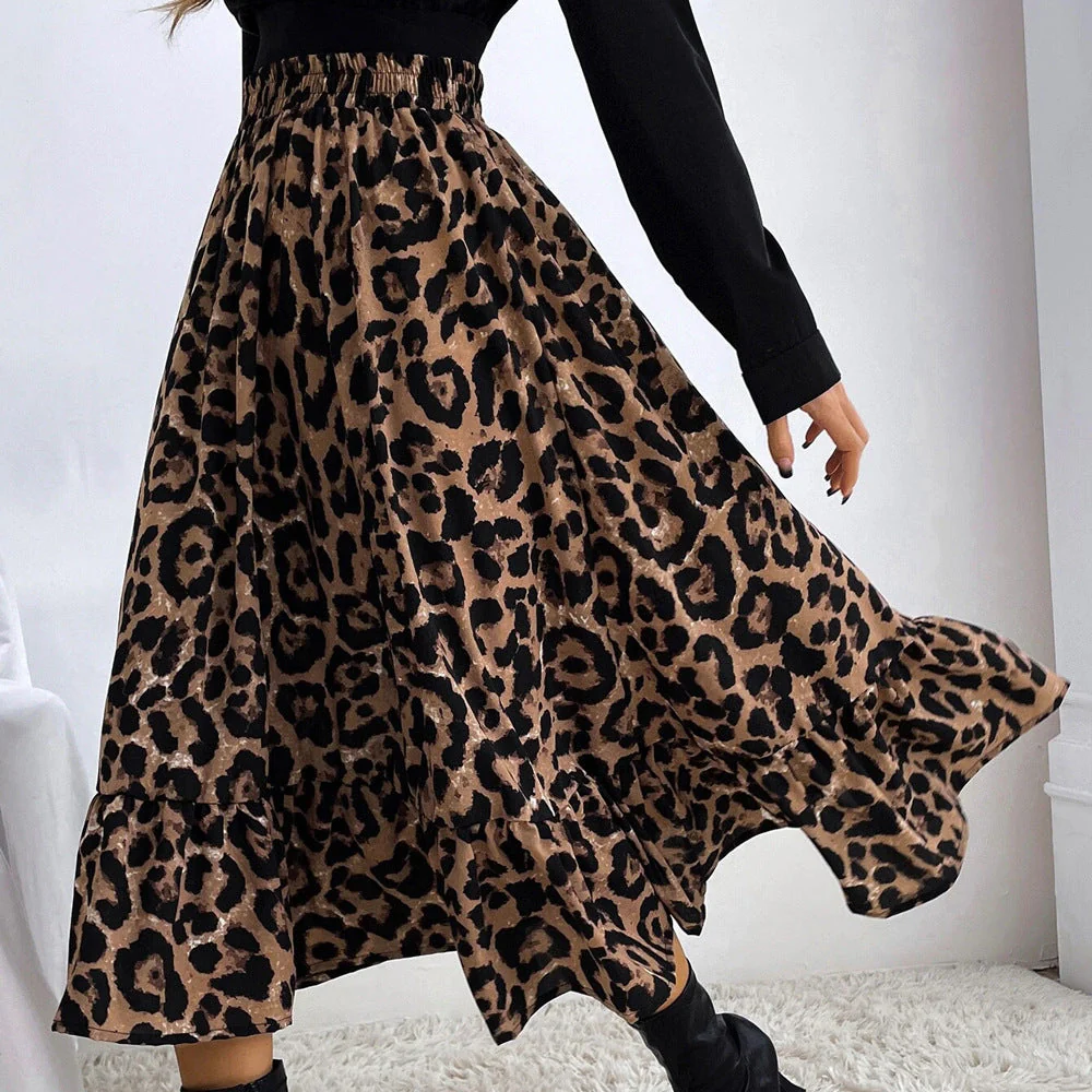 Lina - Leopard skirt for women - Image 5