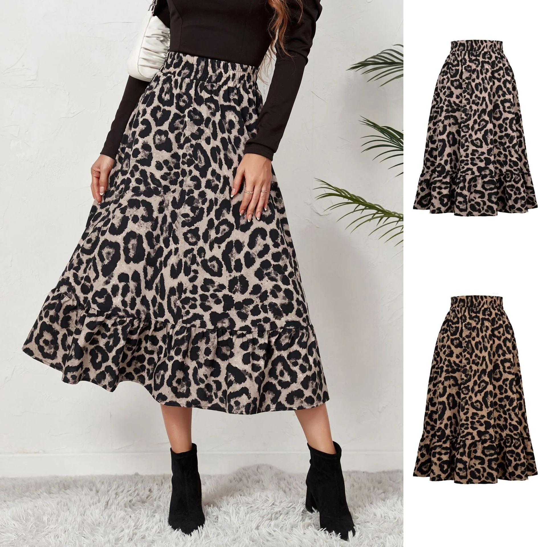 Lina - Leopard skirt for women - Image 7