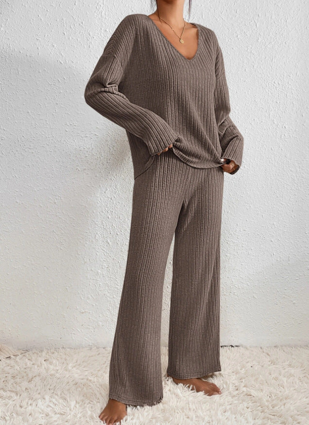Mel Two-Piece Set | Comfortable Ribbed Knit Sweater and Pants - Image 10