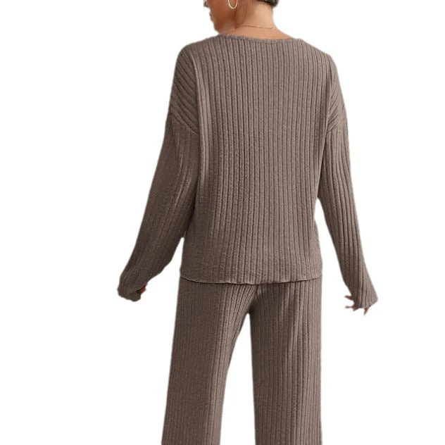 Mel Two-Piece Set | Comfortable Ribbed Knit Sweater and Pants - Image 7