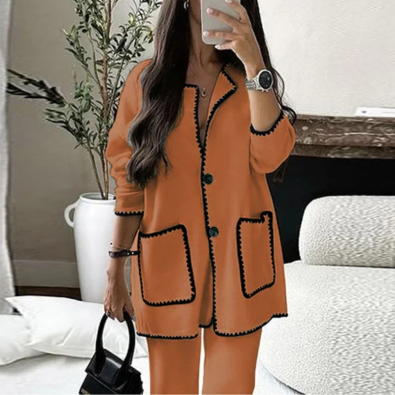 Miel Ladies pants and sweater set - Image 7