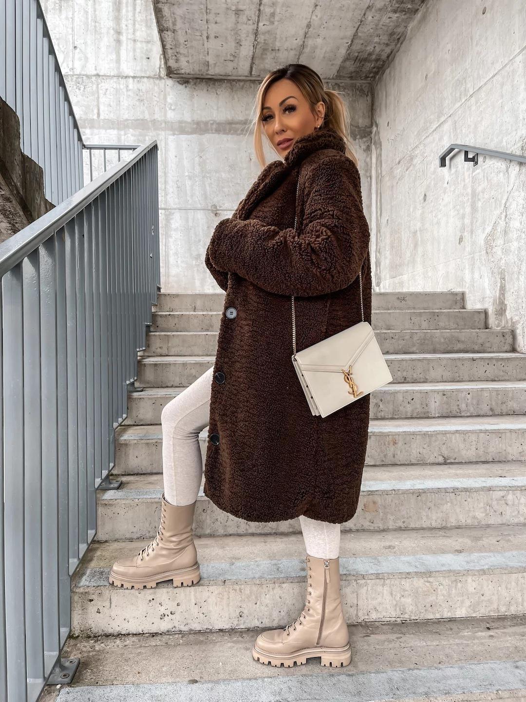 Nasra Fluffy Coat for Women - Image 11