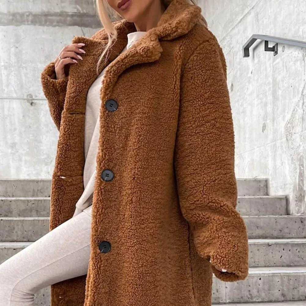 Nasra Fluffy Coat for Women - Image 2