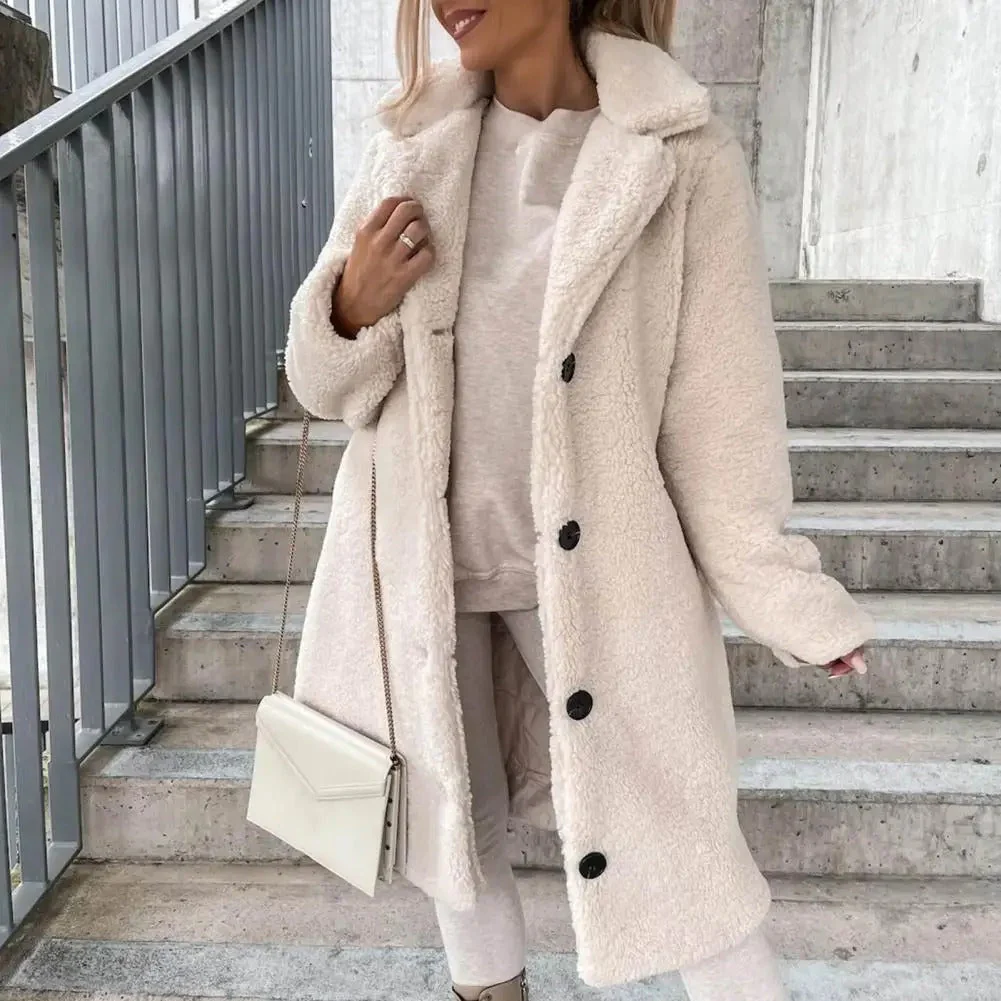 Nasra Fluffy Coat for Women - Image 3