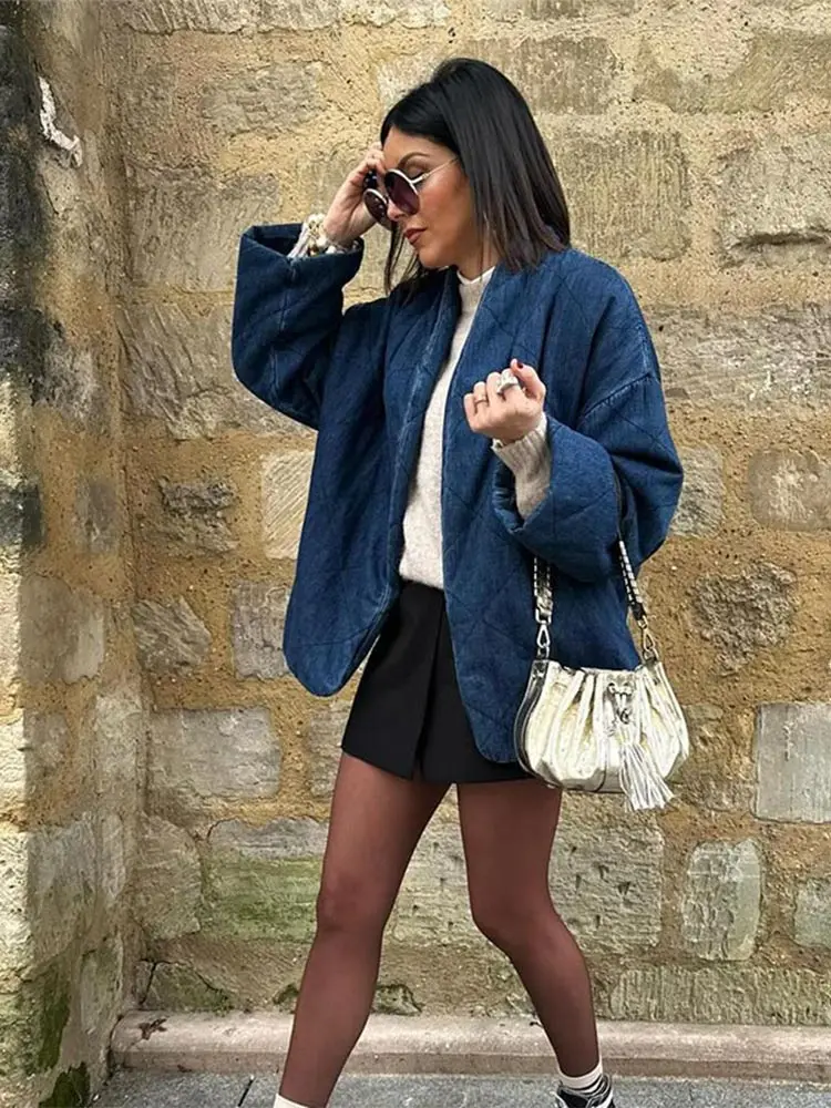 Nikki Denim Jacket with Buckle for Women - Image 4