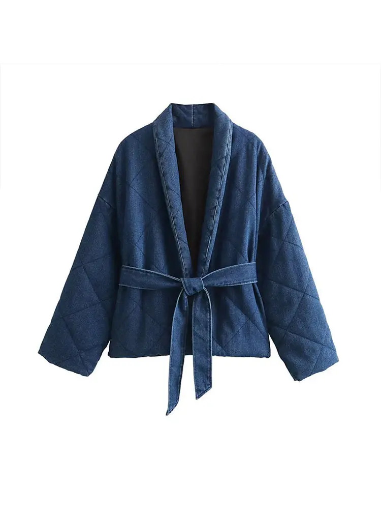 Nikki Denim Jacket with Buckle for Women - Image 5