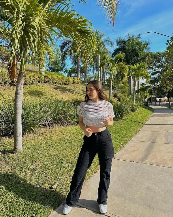 Women's Cargo Pants – Loose Fit – Multiple Pockets – Sturdy Casual Streetwear - Image 7