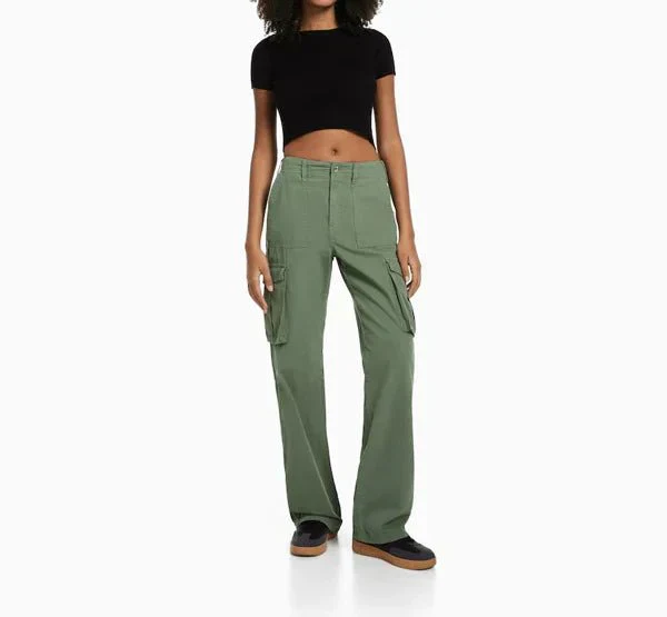 Women's Cargo Pants – Loose Fit – Multiple Pockets – Sturdy Casual Streetwear - Image 8