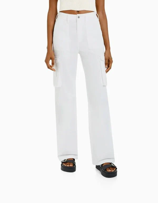 Women's Cargo Pants – Loose Fit – Multiple Pockets – Sturdy Casual Streetwear - Image 9