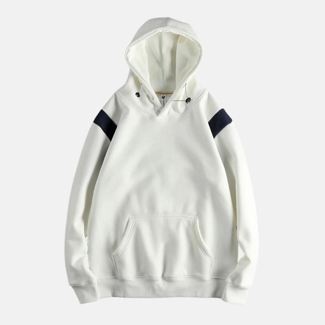 Theo Oversized Hoodie | Colorblock Drawstring Hoodie - Image 3