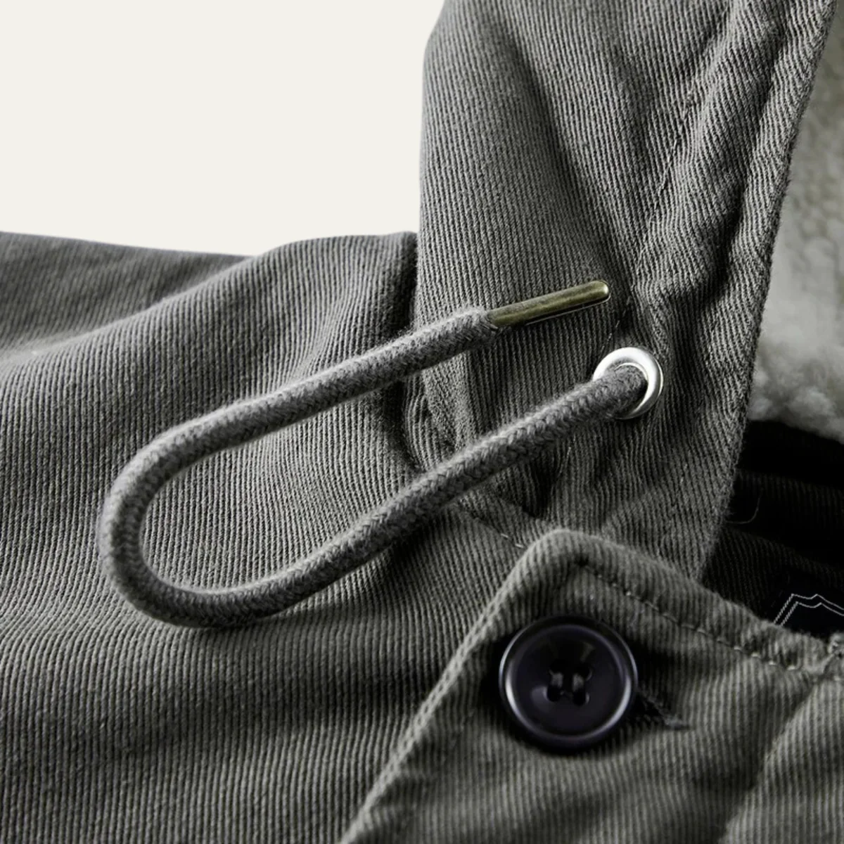 Theodore  Hooded Jacket | Button Front Side Pockets Jacket - Image 4