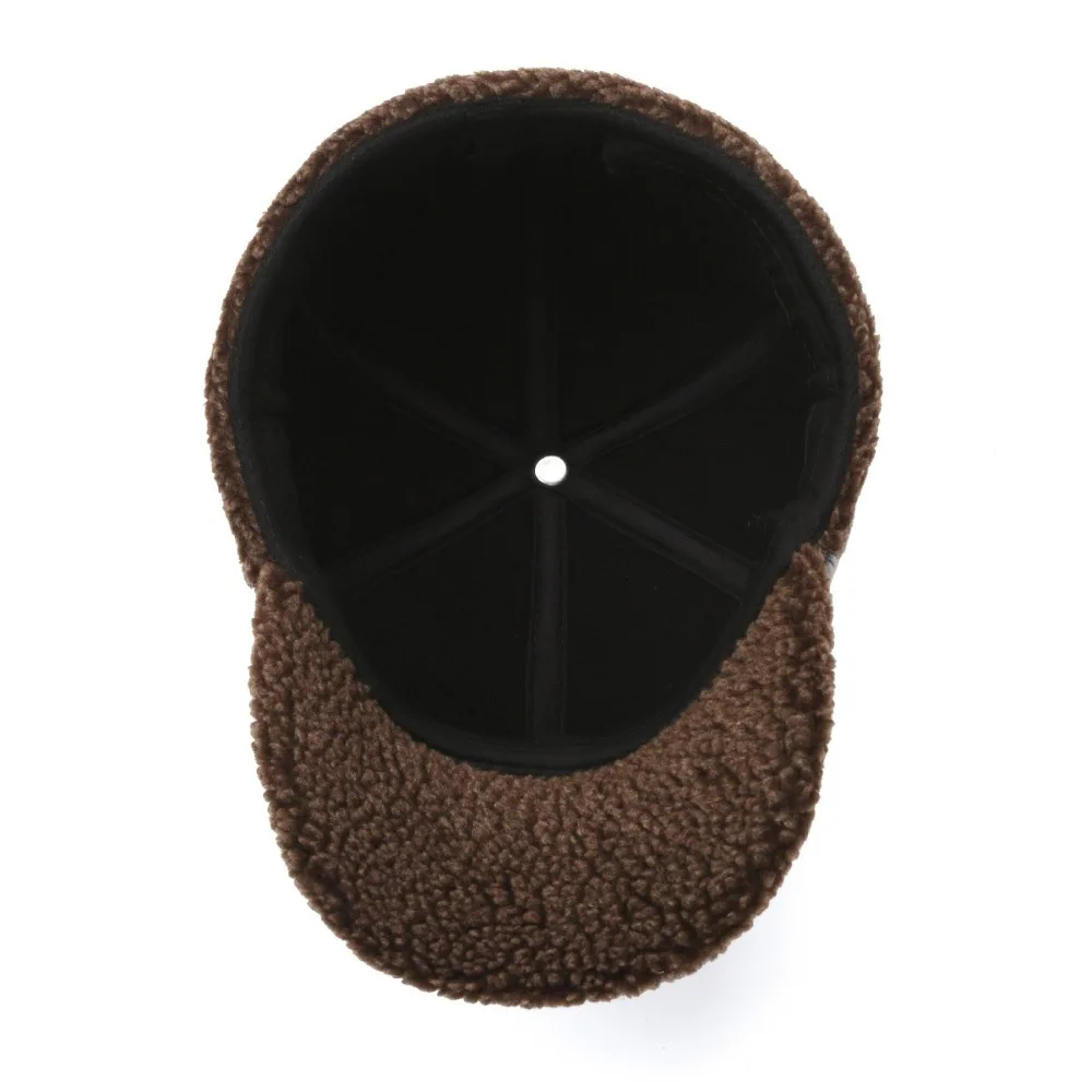 Theodore Structured Baseball Cap With Ear Flaps | Fleece Trim Baseball Cap with Ear Flaps - Image 6