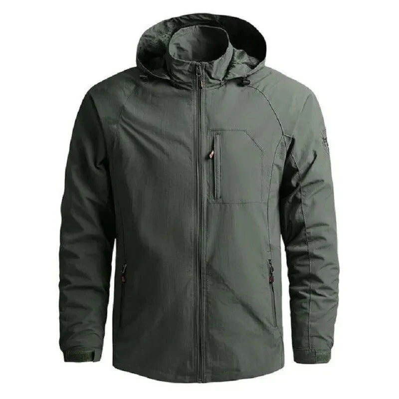 Theodore Regular Fit Cargo Jacket | Collared Zip Front Cargo Jacket - Image 2