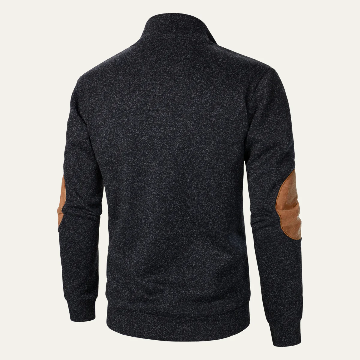 Thomas Regular Fit Sweater | Stand Collar Button Placket Sweater - Image 6