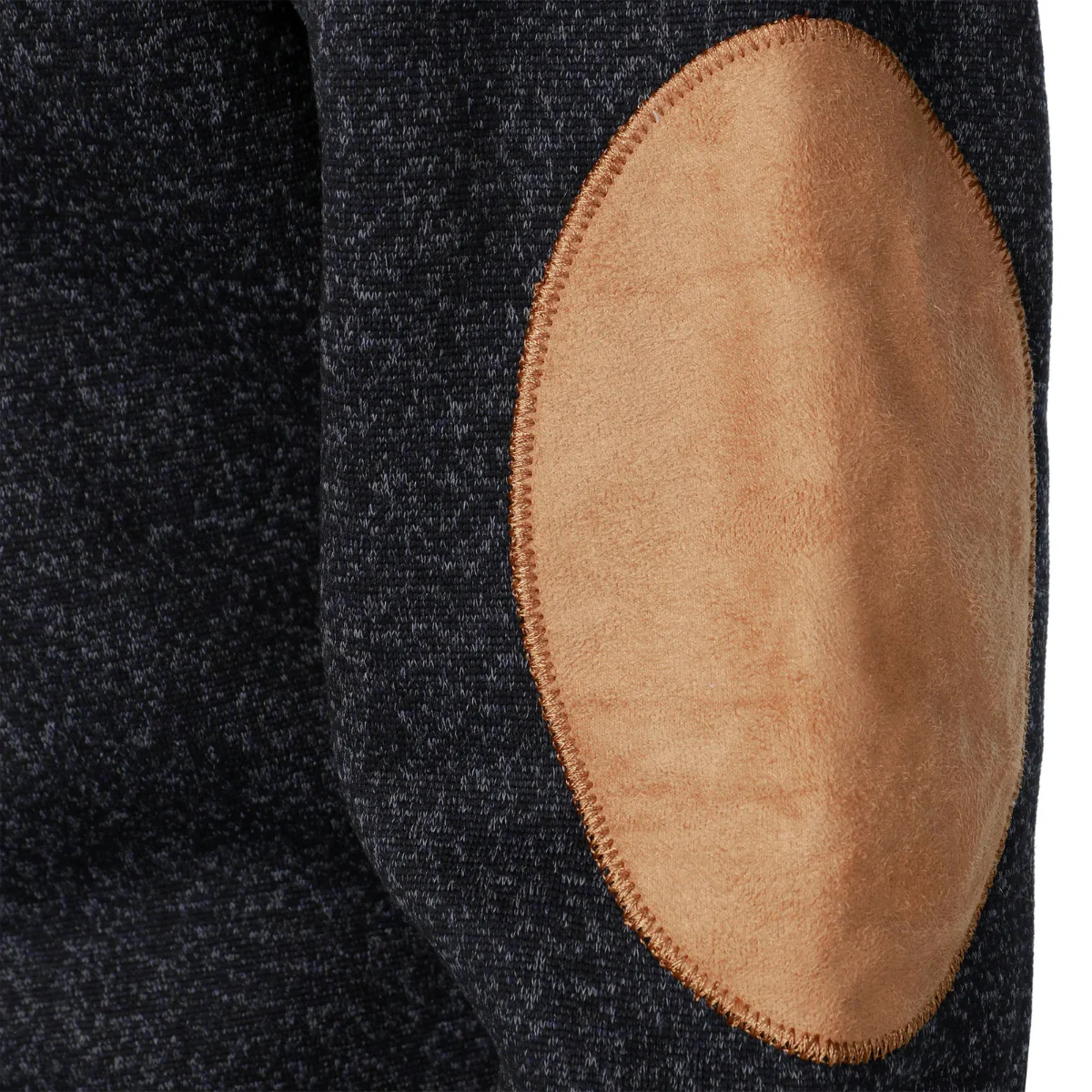 Thomas Regular Fit Sweater | Stand Collar Button Placket Sweater - Image 7