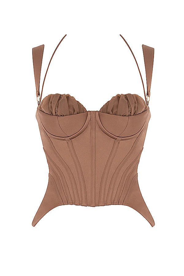 Ladies Corset Top – Fitted Model – Reinforced Cups – Adjustable Straps – Boning Structure - Image 6