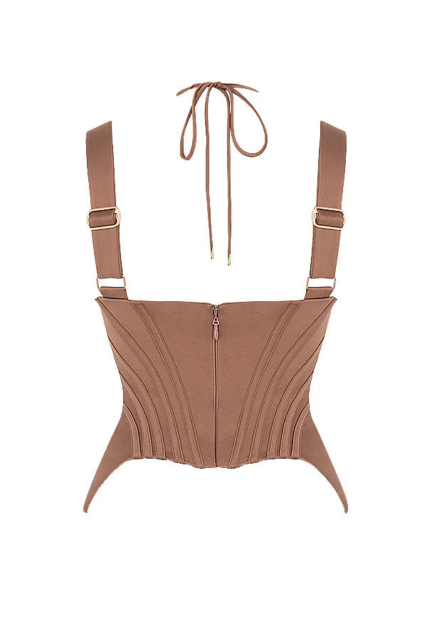 Ladies Corset Top – Fitted Model – Reinforced Cups – Adjustable Straps – Boning Structure - Image 7