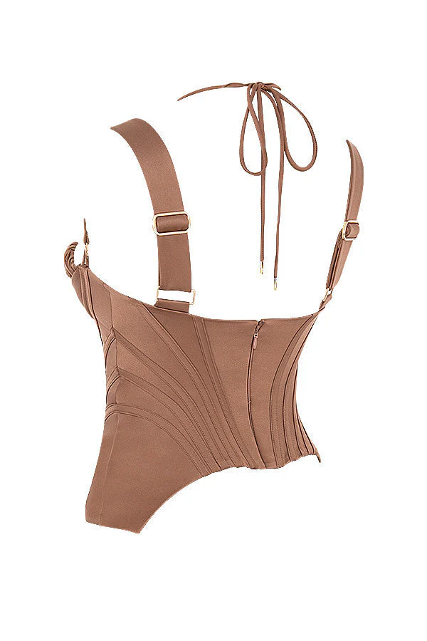 Ladies Corset Top – Fitted Model – Reinforced Cups – Adjustable Straps – Boning Structure - Image 8