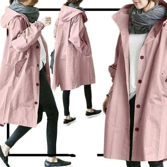 Women's Trenchcoat – Water-Repellent – Lightweight – Tailored Fit – Comfortable - Image 9
