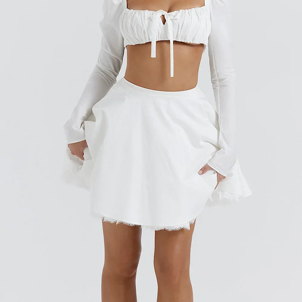 Ladies Skater Skirt - A-Line Model - High Waist - Flared and Elegant Silhouette - Image 4