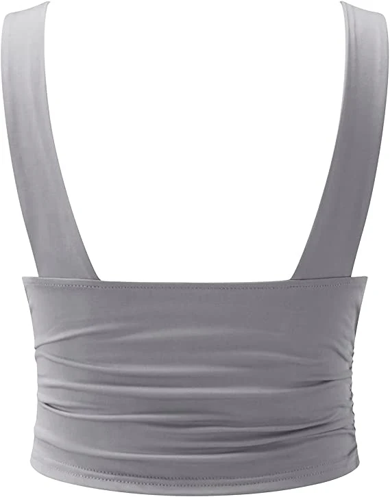 Ladies Top – Sleeveless – Deep V-neck – Fitted – Elastic Slim Fit - Image 7