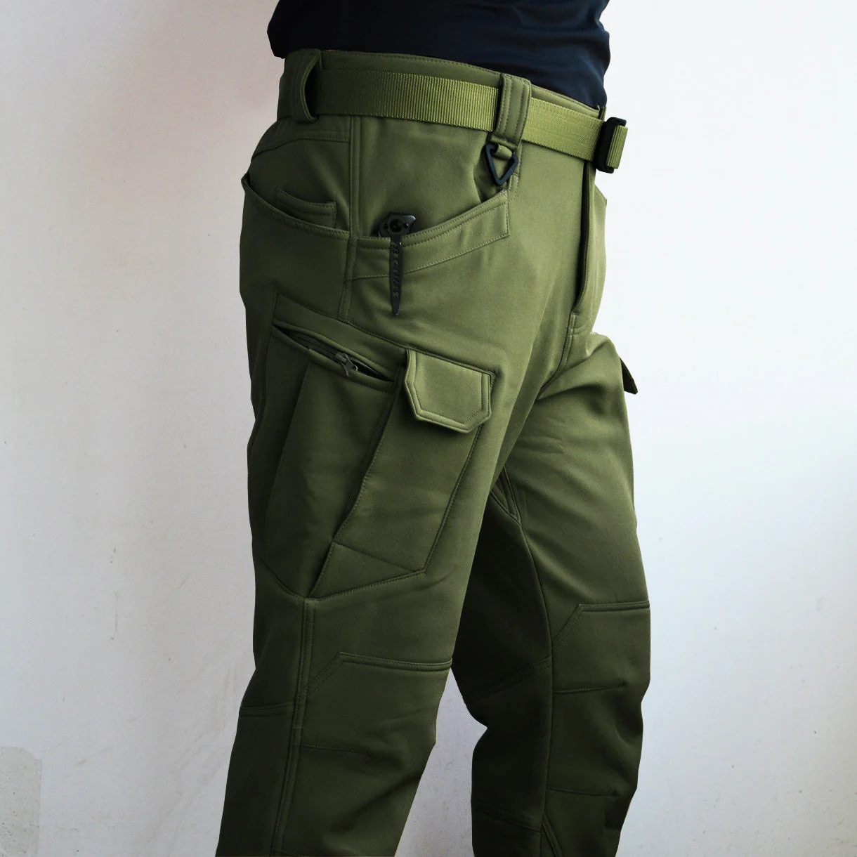 Men's Tactical Pants – Multiple Pockets – Reinforced Seams – D-ring – Comfort Fit - Image 3