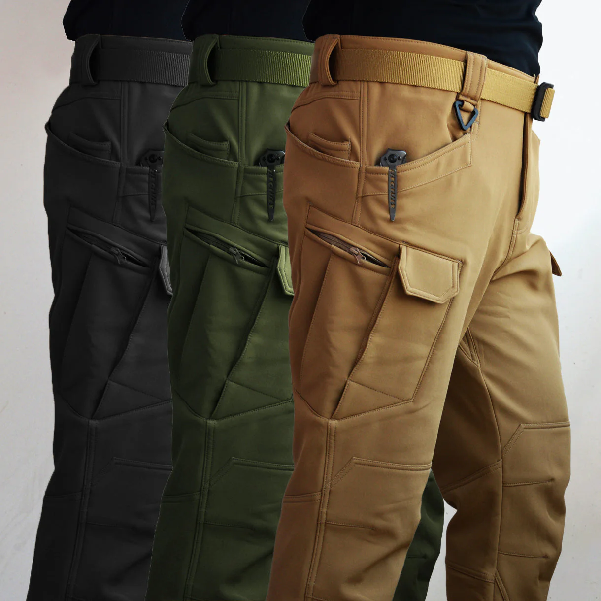 Men's Tactical Pants – Multiple Pockets – Reinforced Seams – D-ring – Comfort Fit - Image 5