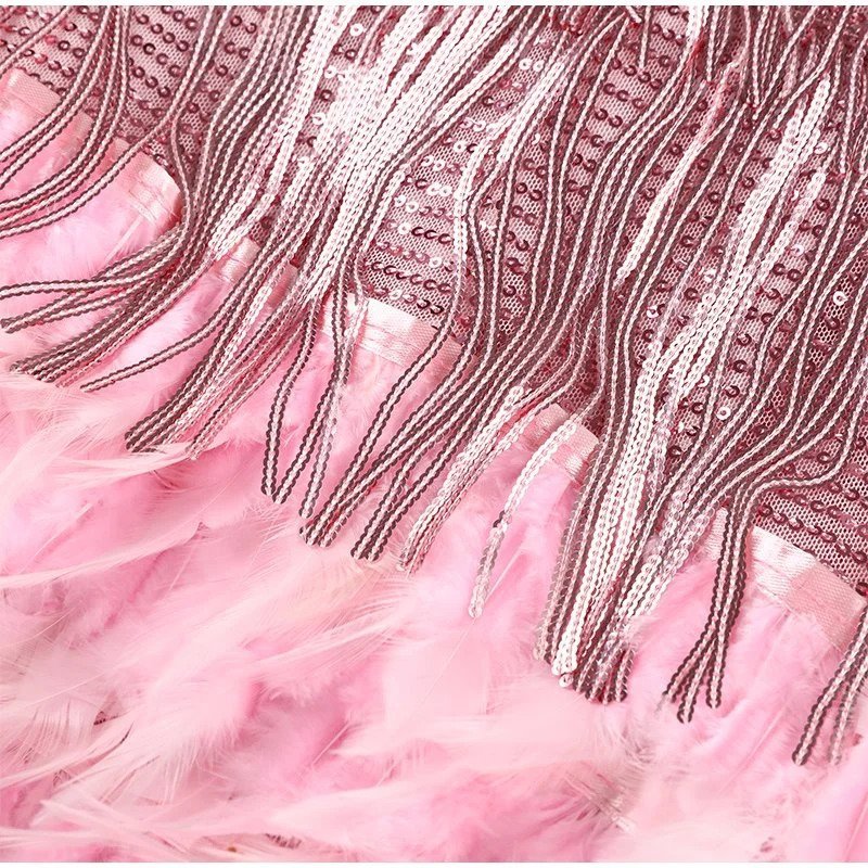 Élora – Luxurious feathered mini-dress | Playful, daring & irresistibly chic - Image 12