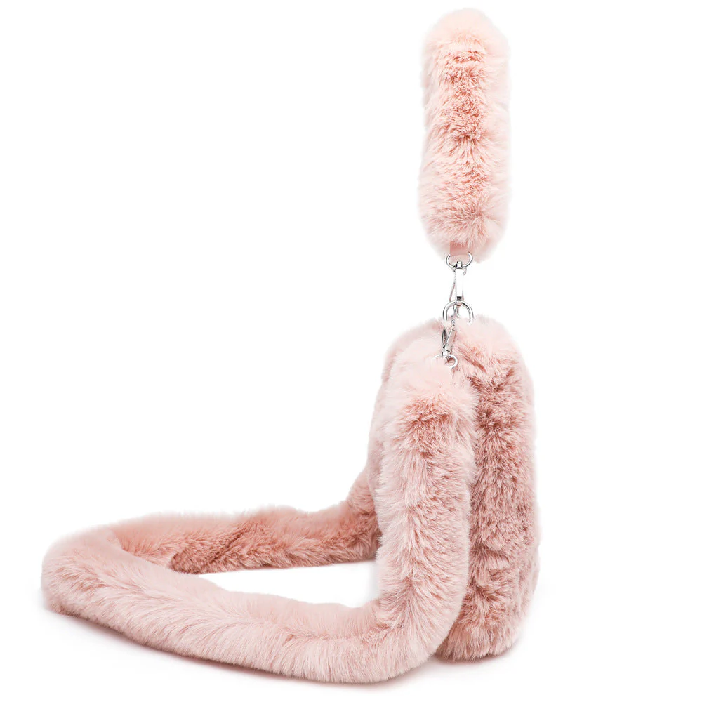 Ellie - Fluffy Heart-Shaped Tote Bag - Image 5