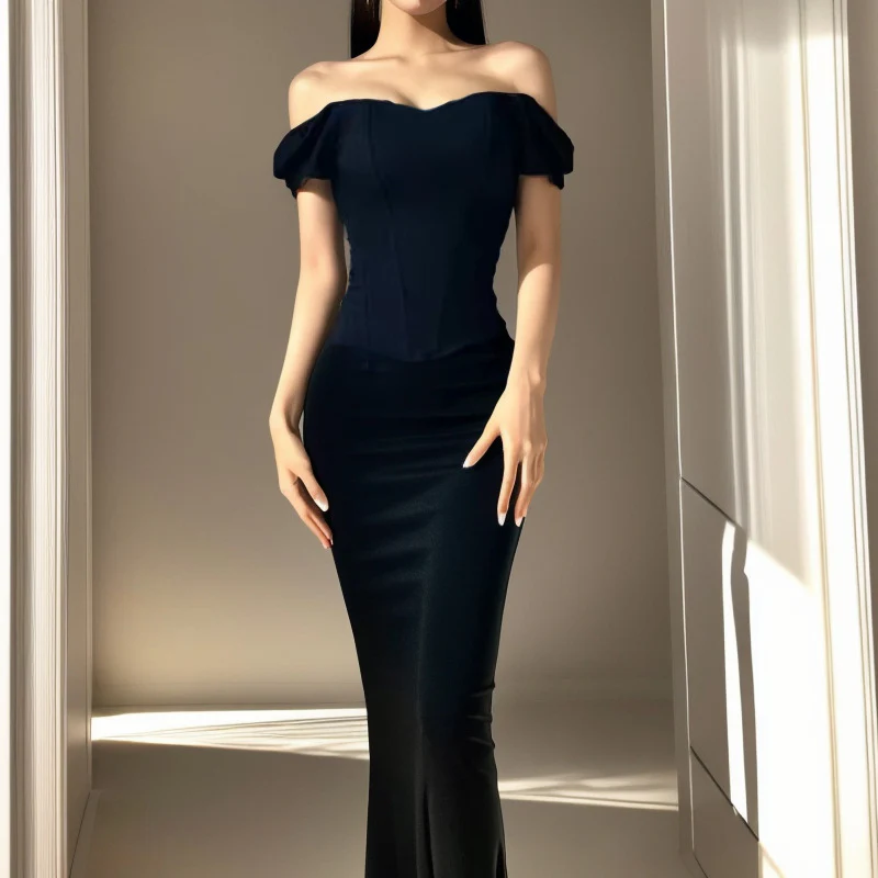 Ladies Corset Top – Structured Fit – Puff Sleeves – Off-Shoulder Style – Elegant Eveningwear - Image 2